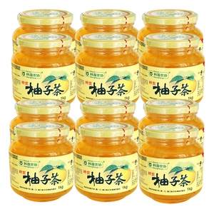 原装进口韩国农协蜂蜜柚子茶1Kg*12瓶柠檬茶百香果芦荟多款批发