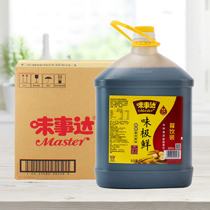 味事达味极鲜酱油商用5L*4桶整箱餐饮大桶装特级酿造生抽炒菜提鲜