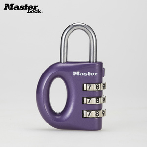 玛斯特锁 时尚彩色密码挂锁 防盗防撬锁头行李箱包锁633MCND