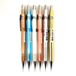 限定版日本pentel派通 P205CL透明杆自动铅笔0.3/0.5mm绘图铅笔