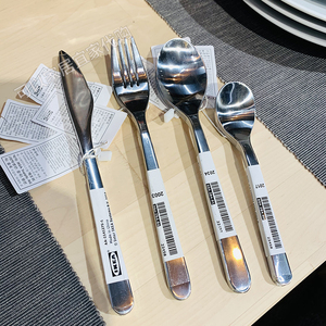 宜家 国内代购 弗隆夫特金属餐具不锈钢 西餐刀叉勺 套装 可单买