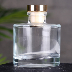 无火香薰空瓶子配件圆柱造型玻璃瓶香水精油挥发瓶室内香水小花瓶