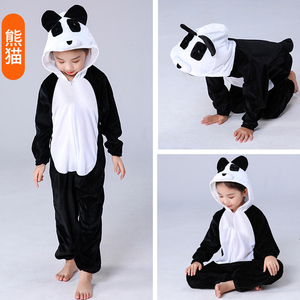 六一儿童动物演出服装幼儿园大熊猫演出服小学舞台表演服卡通套装