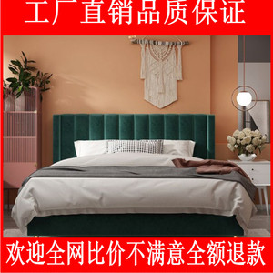 港式轻奢网红床北欧现代主卧1.8米双人床女孩床公主床1.5米软包床