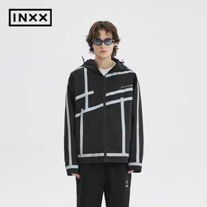 【INXX】Standby 户外机能风外套男撞色压胶设计感夹克上衣潮流