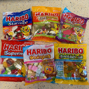 现货英国代购HARIBO哈瑞宝混合水果小熊软糖QQ弹果汁橡皮糖酸甜味