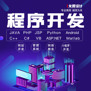 计算机程序设计java网站开发vue安卓php代码python软件C#小程序