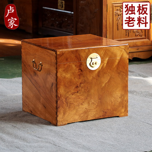 全整板老樟木箱老式红樟箱子方形储藏樟木箱子收纳箱纯香樟木衣箱