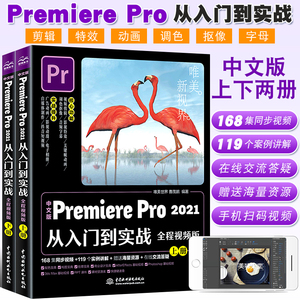正版中文版Premiere Pro 2021从入门到实战 pr2021教程书籍中 pr软件完全自学零基础视频教程短视频剪辑制作影视后期处理教材书籍