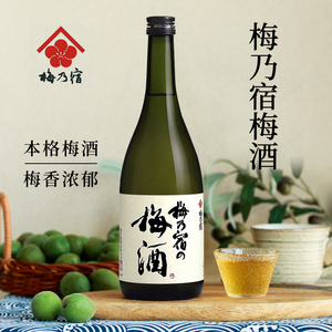 日本进口梅酒梅乃宿梅子酒柚子本格梅酒杂贺柚子酒三年熟成青梅酒
