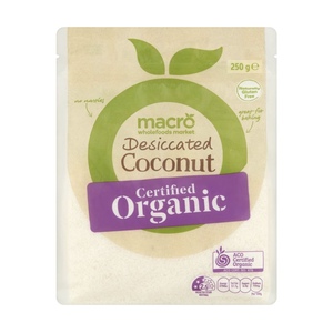 小肚腩澳洲代购 macro Organic Desiccated Coconut有机椰蓉250g