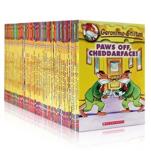 老鼠记者英文版 Geronimo Stilton 全彩漫画1-80册章节儿童故事书