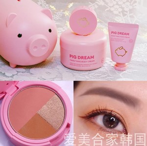 韩国正品MISSHA谜尚猪年限定Pig dream小猪存钱罐套装眼影腮红