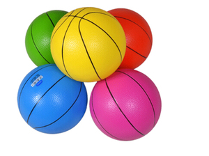 淘气堡 婴儿小皮球玩具4寸6寸8寸小篮球足球 男孩儿童小球皮球