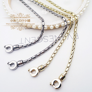 4mm铜蛇链 宝利蛇头包包适用链条包链子 纯铜圆形蛇链 包链条单买