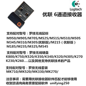罗技 优联无线鼠标键盘接收器M170m171M280M545M220m330大师小师