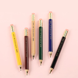 日本进口ohto乐多Sharp pencil木杆六角边自动铅笔2.0mm手账笔