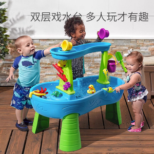 平替款儿童戏水桌沙滩玩沙台玩水池玩具室内户外水上乐园幼儿园