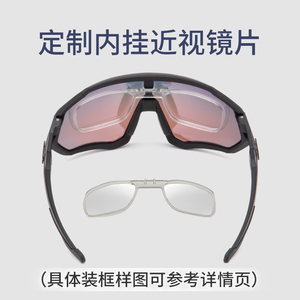 SeMu骑行眼镜专用近视镜片树脂加硬非球面镜片高度配镜