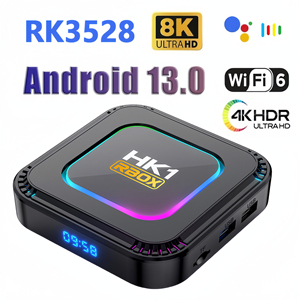 hk1 rbox K8原生安卓13.0网络高清播放tv器智能电视机4k盒子wifi6