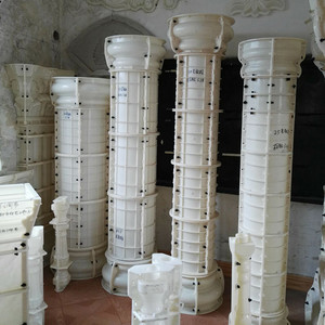 罗马柱模具圆柱光面柱模型圆形水泥柱子欧式别墅建筑外墙装饰造型