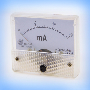 85C1-A机械表指针式直流电流表双显数字电压表30MA毫安显示表