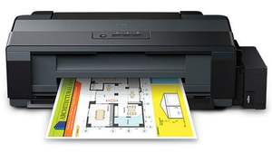 爱普生L1300彩色喷墨式A3高速打印机CAD出图、高级照片打印