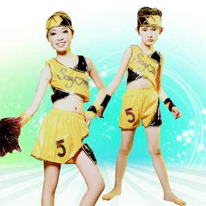 少儿拉拉队服男女童幼儿园现代街舞表演服装儿童啦啦操演出服