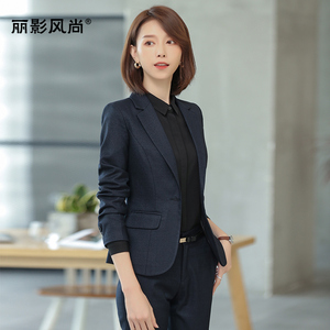 白领职业装西装套装女时尚气质女总裁西服中国移动工作服女士正装