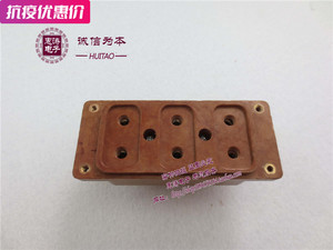 厂价直销上海10A胶木插座 舞台灯光电源线接线用三联装母座全铜