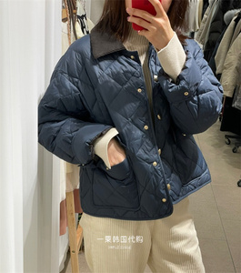 韩国代购  ON＆ON/安乃安 2022年冬季女士拼色鸭绒羽绒服外套