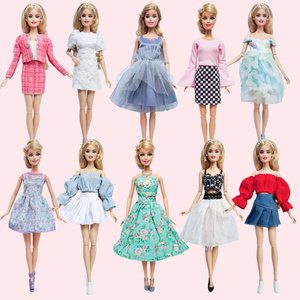 30厘米娃娃换装衣服裙子适用FR心怡st美人鱼6分娃衣女孩玩具比芭