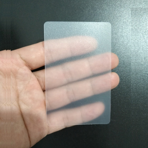 手帐拼贴卡半透明磨砂小卡片ins风空白磨砂pvc卡手账贴纸胶带素材