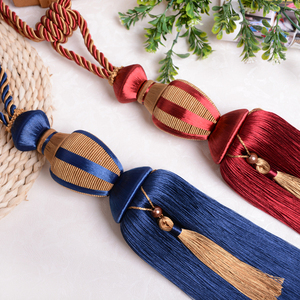 【一对装】窗帘绑带欧式挂球绑绳现代创意窗帘绳子客厅窗帘扣绑带