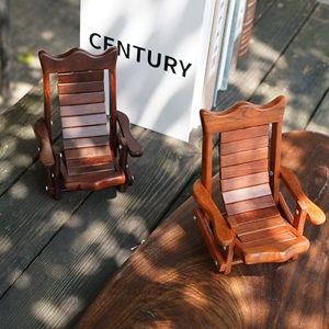 实木椅子手机支架花梨酸枝木中式支撑架创意礼物桌面懒人手机支架