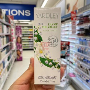 加拿大代购 亚德利山谷百合香水Yardley Lily Of The Valley50ml