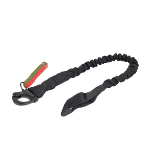 户外战术安全绳任务绳快速解脱腰部编织弹力挂绳造型配件