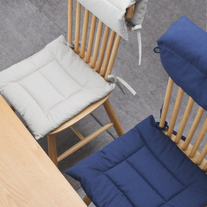 纯棉餐椅套日式简约榻榻米垫家用椅背三折椅垫四季柔软沙发椅垫