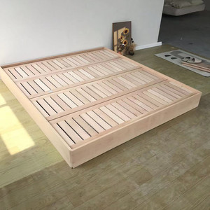 新品上架日式地台床架塌塌地台床儿童地台床地台矮床实木床双人床