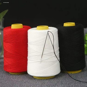 结婚用的红线缝被子线棉线家用大针线套装大卷白色涤棉粗线宝塔线
