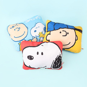 Snoopy系列迷你长方形 午安枕 史努比 查理布朗 腰靠垫 靠枕 枕头