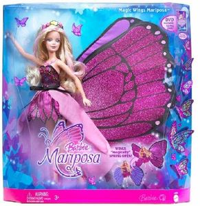 发 Barbie Mariposa 2008 蝴蝶仙子曼瑞莎芭比娃娃