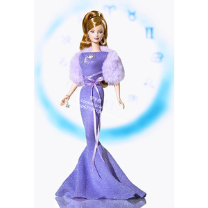发 Barbie Aquarius 12 Zodiac 2004 十二星座之水瓶座芭比娃娃