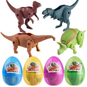 儿童玩具卡通仿真恐龙变形蛋儿童套装孵化蛋霸王龙小孩玩具批发