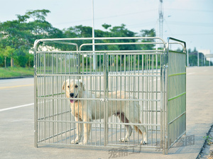 不锈钢狗笼子泰迪宠物狗围栏小中大型犬护栏金毛萨摩栅栏多省包邮