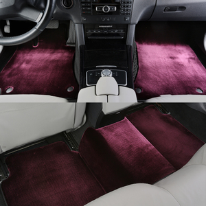 地毯长毛绒环保汽车脚垫专用于奔驰g500/s400l迈巴赫S450新E300L