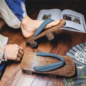 人字拖鞋男款夏季外穿日式二齿和服木屐凉拖防滑宽版耐磨个性凉鞋