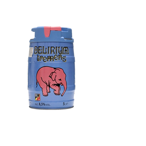 粉象(Delirium)啤酒山树精5L桶装比利时进口精酿爱尔男友老公礼物