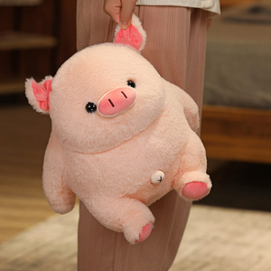 毛绒玩具胖墩墩猪肚脐猪仔玩偶卡通礼物猪猪公仔胖猪女孩布娃娃