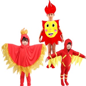六一幼儿园舞蹈剧火焰火苗舞台扮演服表演服儿童火娃卡通演出服装
